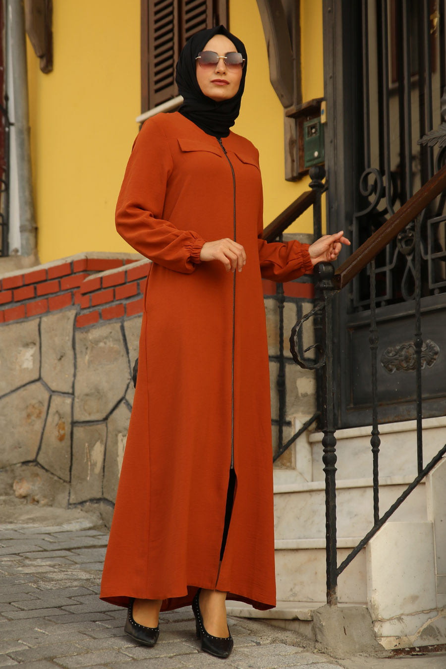 overcoat abaya